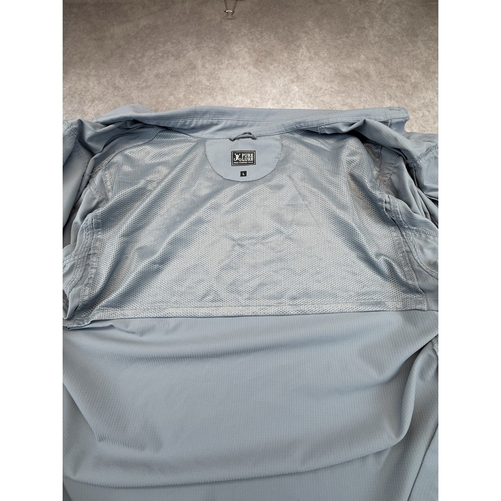 Pure Lure Fishing Shirts Mens L Lot 2 Performance Vented Outdoor Button Down - Picture 10 of 15
